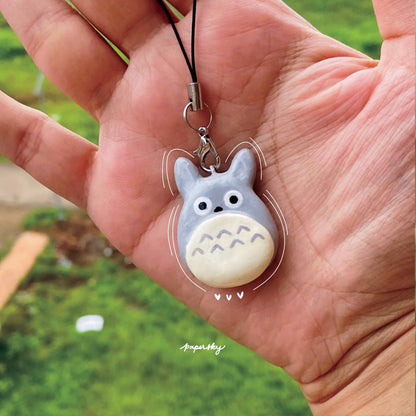 Totoro Bag Charm - Quirky Accessories for Bags