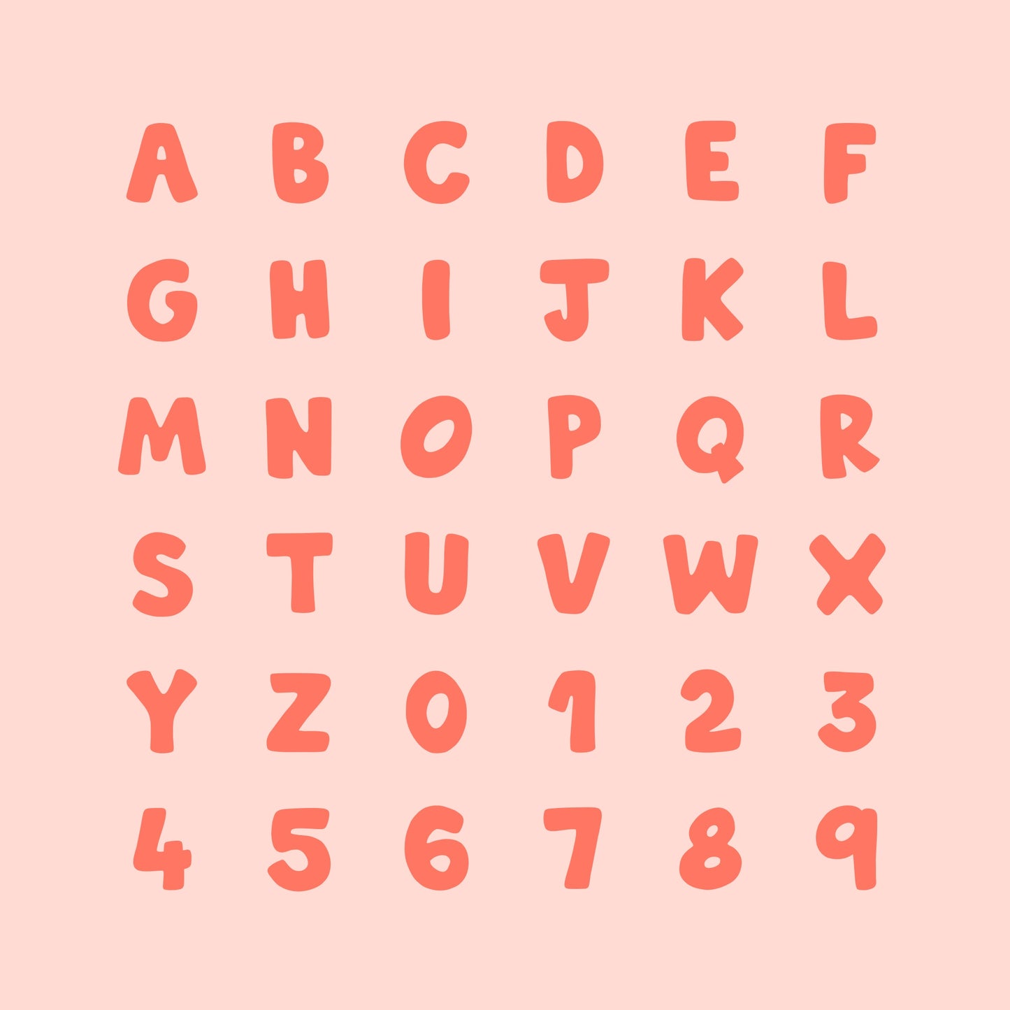 Free Font! Chonky Wonky Handdrawn Font