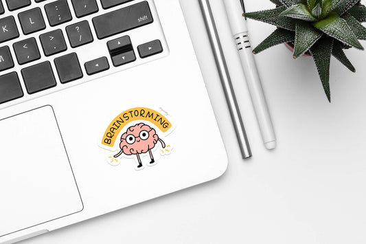 Brainstorming Vinyl Sticker