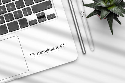 Manifest It Vinyl Sticker