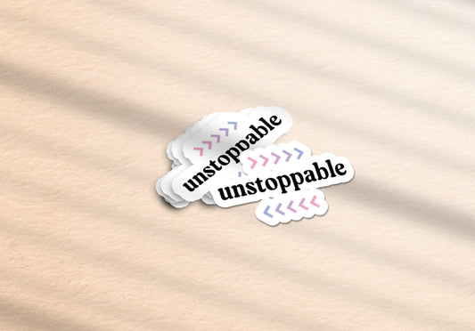 Unstoppable Vinyl Sticker